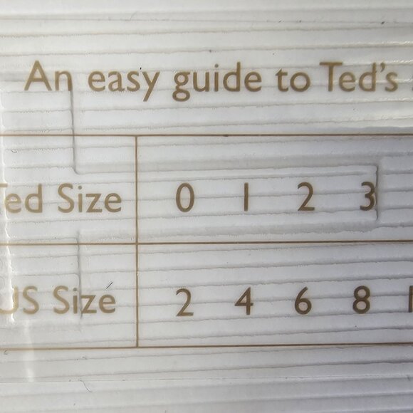 NWOT TED BAKER LONDON  Cathe Peach Blossom Bow-Sleeve Top - Picture 3 of 12